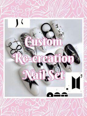 💅 Custom Re-Creation Press-On Nails (Made to Order)